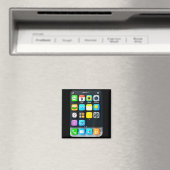 Mobiele telefoon scherm Smartphone mobiele app Hal Magneet (Insitu (Vaatwasser))
