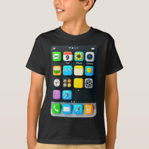Mobiele Telefoon Scherm Smartphone Mobiele App Hal T-shirt