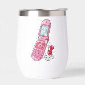 Mobiele telefoon Thermische Wijn Tumbler (Links)