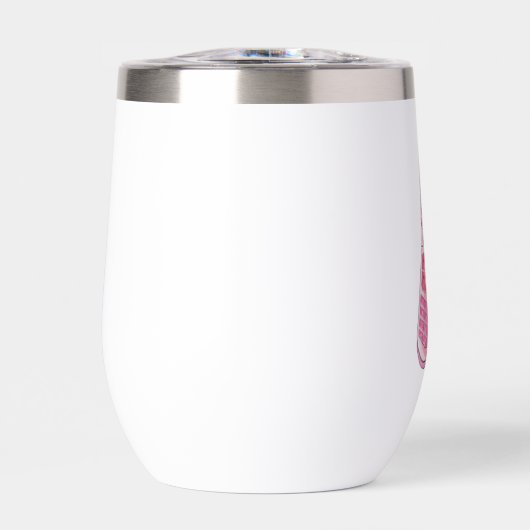 Mobiele telefoon Thermische Wijn Tumbler (Voorkant)