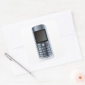Mobiele telefoon vierkante sticker (Envelop)