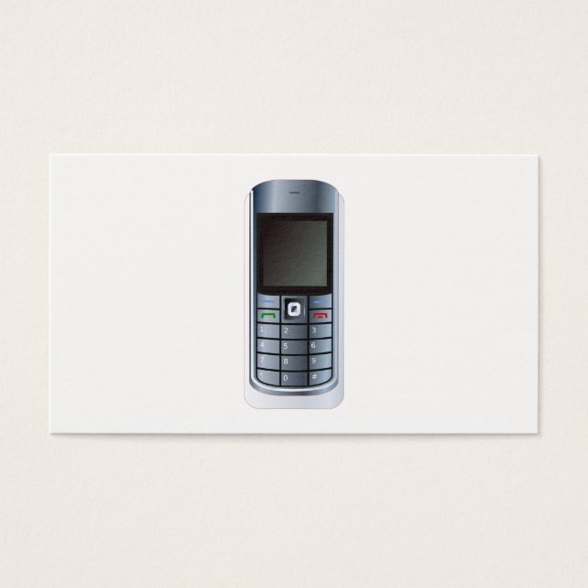 Mobiele telefoon visitekaartje (Voorkant)