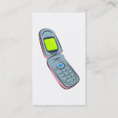 Mobiele telefoon visitekaartje (Achterkant)