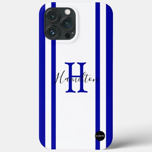 Mobiele telefoondraagtas - HAMbyWG - White Stripe Case-Mate iPhone Case (Achterkant)
