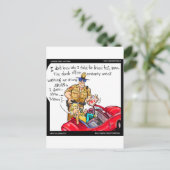 Mobiele-telefoonstuurprogramma Funny T - shirts Mo Briefkaart (Staand voorkant)