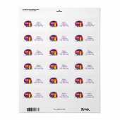 **MOBIELE THUIS** LABEL HERSTEL ADRES (Full Sheet)