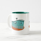 Mobiele thuisMok Tweekleurige Koffiemok (Voorkant links)