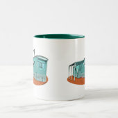 Mobiele thuisMok Tweekleurige Koffiemok (Center)