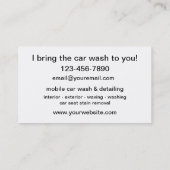 Mobiele Visitekaartjes met automatische informatie (Achterkant)