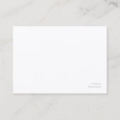 Mobiele Visitekaartjes voor automatische informati (Achterkant)