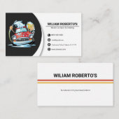 Mobiele Visitekaartjes voor het wassen van auto's (Voorkant / Achterkant)