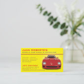 Mobiele wasmachine met informatie over de druk in  visitekaartje (Staand voorkant)