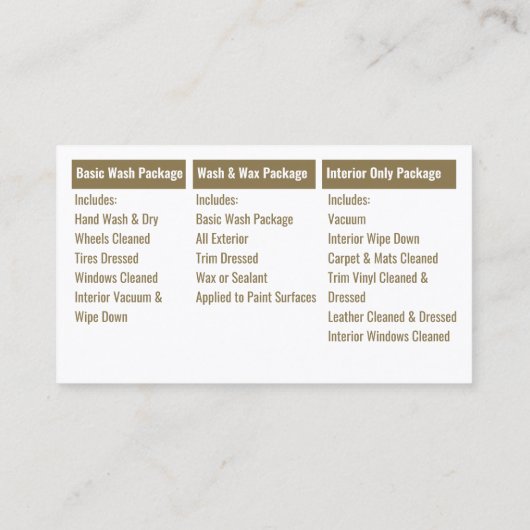 Mobiele wasmachine met informatie over de druk in  visitekaartje (Achterkant)