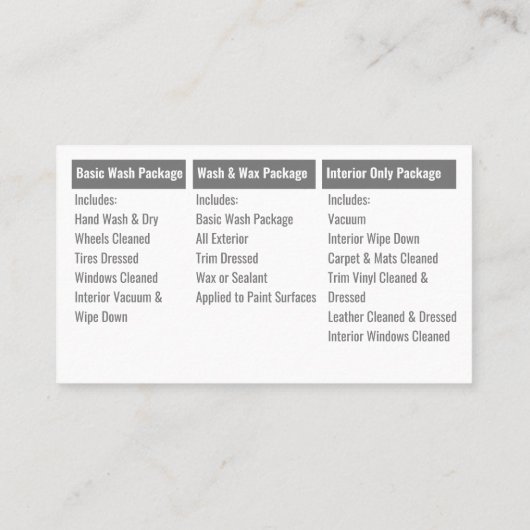 Mobiele wasmachine met informatie over de druk in  visitekaartje (Achterkant)