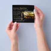 Mobiele wasmachine met informatie over het wassen  flyer (Hand)