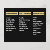 Mobiele wasmachine met informatie over het wassen  flyer (Achterkant)