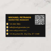 Mobiele wasmachine met informatie over het wassen  visitekaartje (Achterkant)