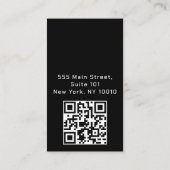 Mobiele wasmachine met informatie over het wassen visitekaartje (Achterkant)