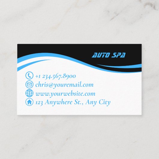 Mobiele wasmachine met informatie over het wassen visitekaartje (Achterkant)