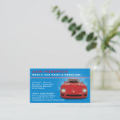Mobiele wasmachine met informatie over het wassen visitekaartje (Staand voorkant)