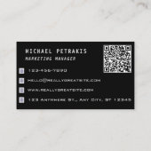 Mobiele wasmachine met informatie over het wassen visitekaartje (Achterkant)