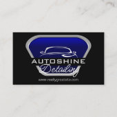 Mobiele wasmachine met informatie over het wassen visitekaartje (Voorkant)