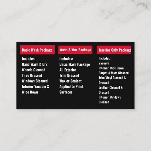 Mobiele wasmachine met informatie over het wassen visitekaartje (Achterkant)