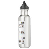 Mobiele waterfles met 3-weg schakelschema's waterfles  (Rechts)