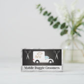 Mobiele zaken | Dierlijke diensten Visitekaartje (Staand voorkant)