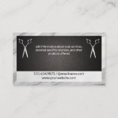 Mobiele zaken | Dierlijke diensten Visitekaartje (Achterkant)