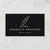 Mobiele zwarte zilverfolie QR-code QR-code Visitekaartje (Voorkant)