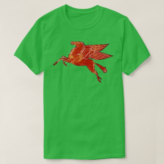 Mobil Pegasus vliegpaard T-shirt (Design voorkant)