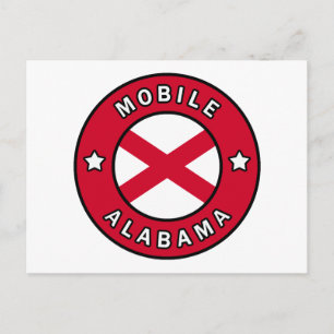 Mobile Alabama Briefkaart
