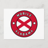 Mobile Alabama Briefkaart (Voorkant)