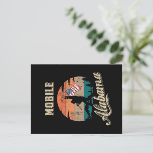 Mobile Alabama Briefkaart (Staand voorkant)