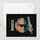 Mobile Alabama Briefkaart (Voorkant / Achterkant)