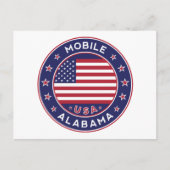 Mobile, Alabama Briefkaart (Voorkant)