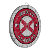 Mobile Alabama Dartbord (Voorkant Links)