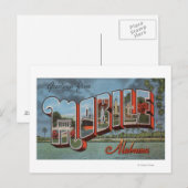 Mobile, Alabama (de Scène van de rivier) Briefkaart (Voorkant / Achterkant)