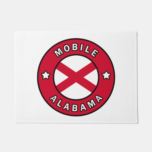 Mobile Alabama Deurmat (Voorkant)