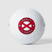 Mobile Alabama Golfballen (Voorkant)