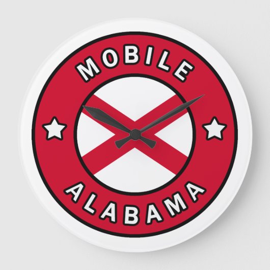 Mobile Alabama Grote Klok (Voorkant)