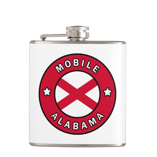 Mobile Alabama Heupfles (Voorkant)