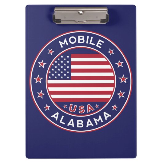 Mobile, Alabama Klembord (Voorkant)
