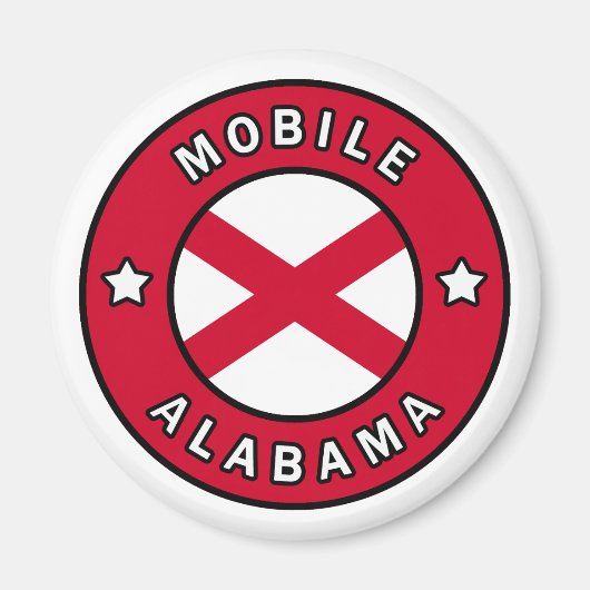 Mobile Alabama Magneet (Voorkant)