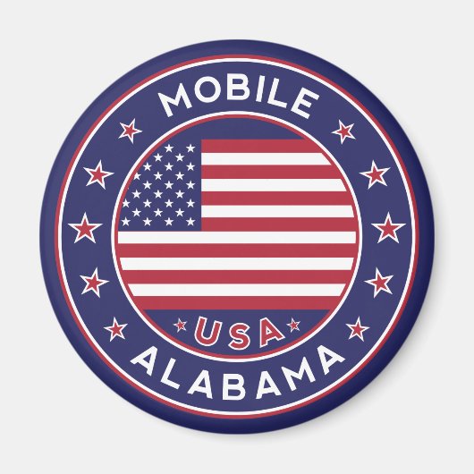Mobile, Alabama Magneet (Voorkant)