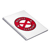 Mobile Alabama Notitieboek (Rechterzijde)