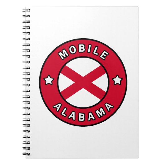 Mobile Alabama Notitieboek (Voorkant)