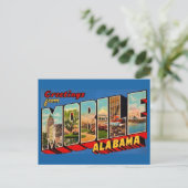 Mobile Alabama Retro ansichtkaart Briefkaart (Staand voorkant)