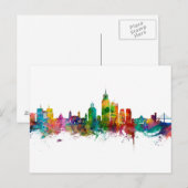 Mobile Alabama Skyline Briefkaart (Voorkant / Achterkant)